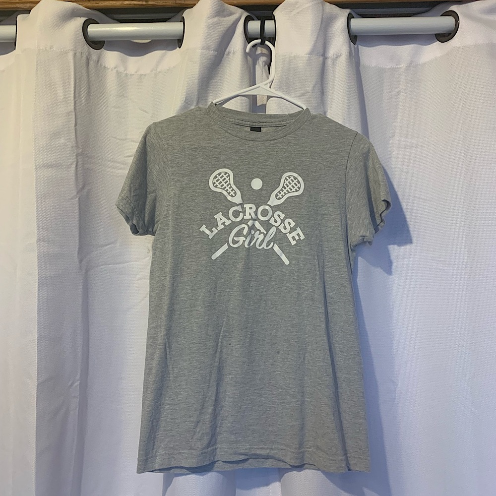 LAX Grey Cotton T-shirt